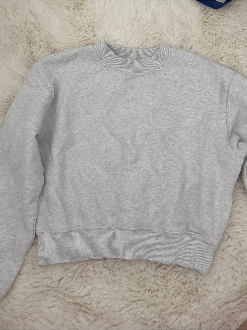 TNA Women's Crewneck Sweatshirt - Light Gray Heather